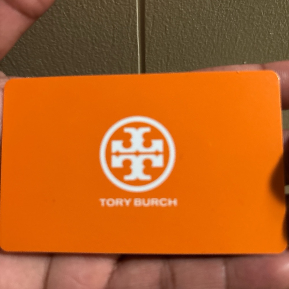 Tory Burch Bright Orange Card